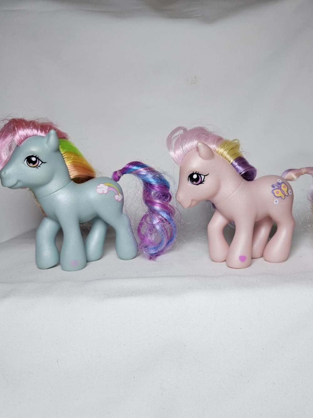 Set of 2 Hasbro My Little Pony G3 2019 Rainbow Dash and Fluttershy Figurines 4"